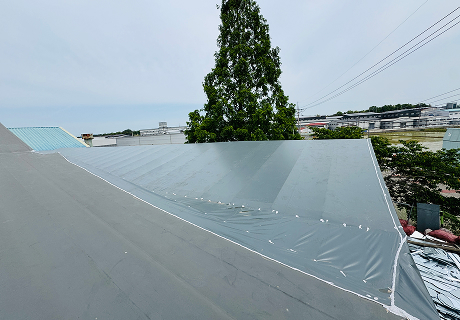 그린천막 사업소개 가설 건축물 시공